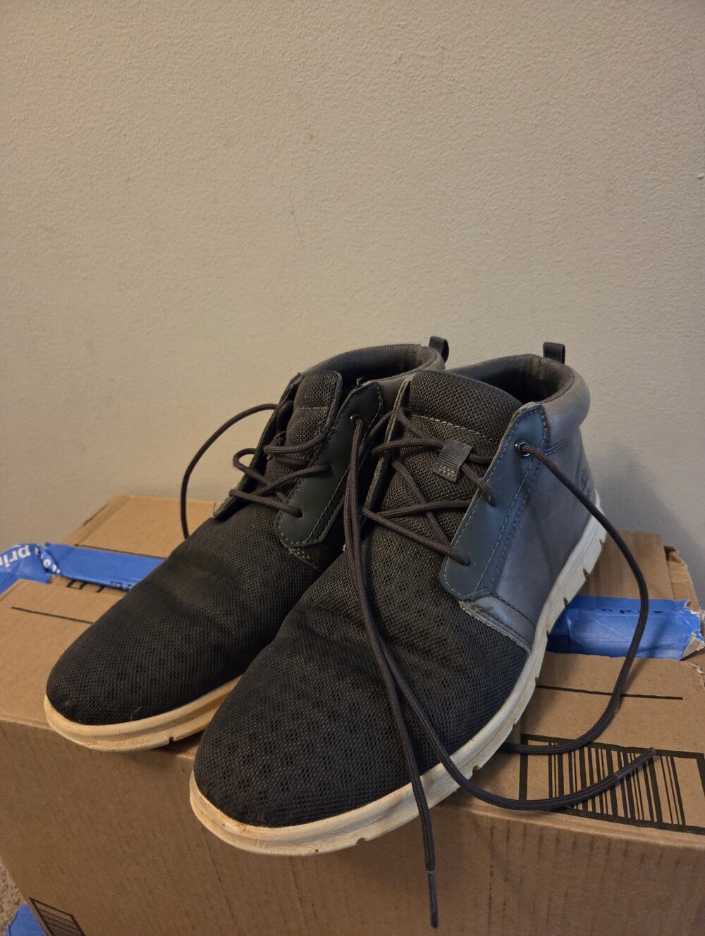 Men's timberland grey boots 10.5